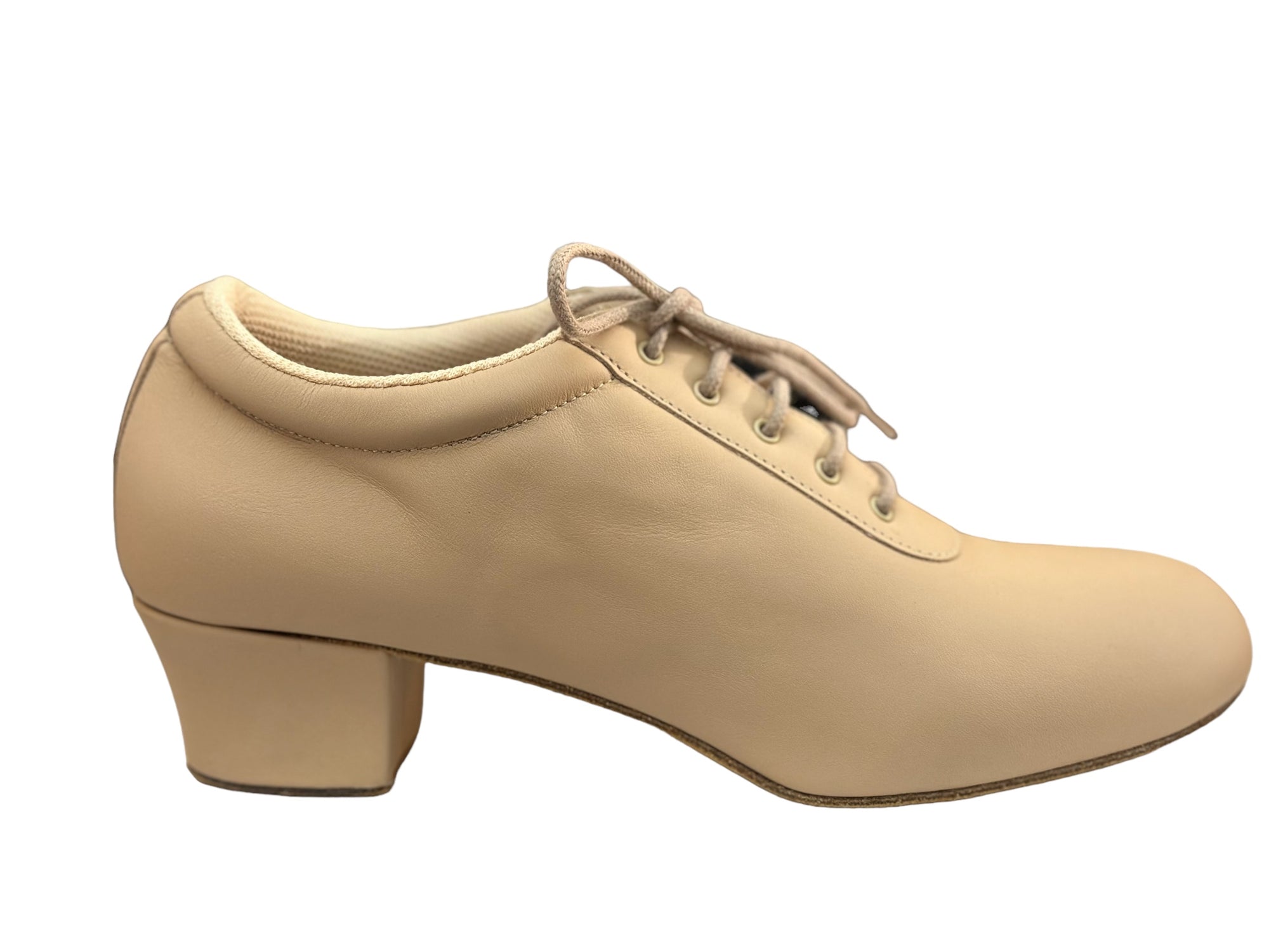 Suzy Nude Leather teacher training lace ups (A1)