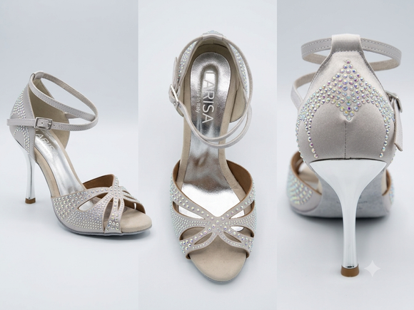Angela Silver satin 90S (L2)
