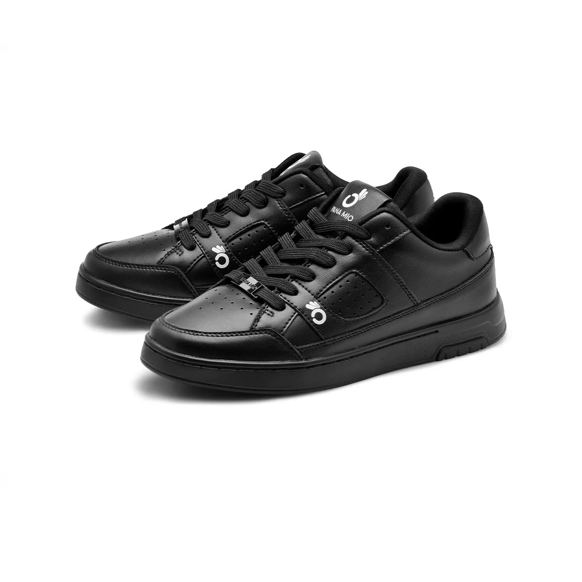 PANAMIO DANCE SNEAKERS ALL BLACK LEA'tHER