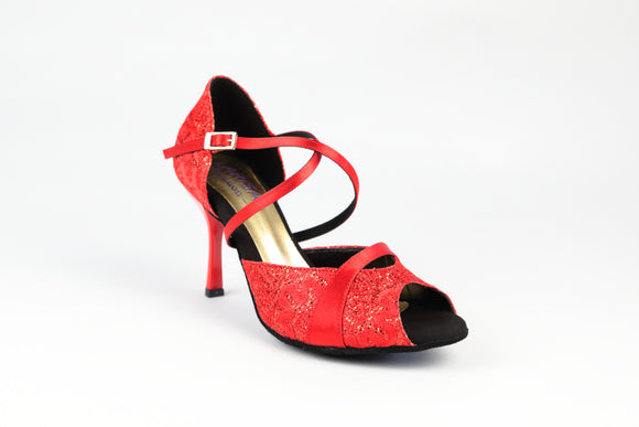 Claire Red Lace 100mm (698)