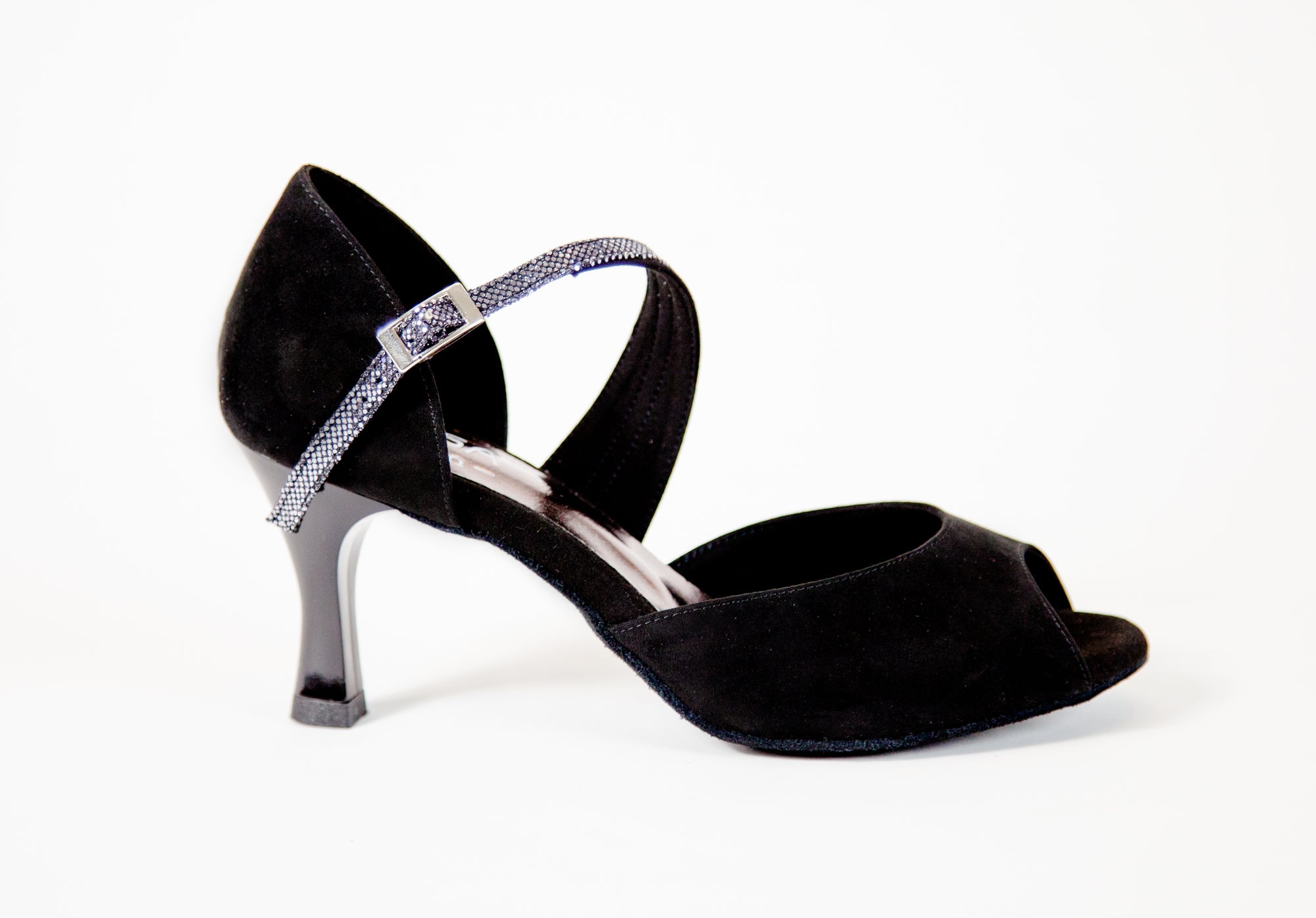 Lola Camoscio Nero 100mm (603)