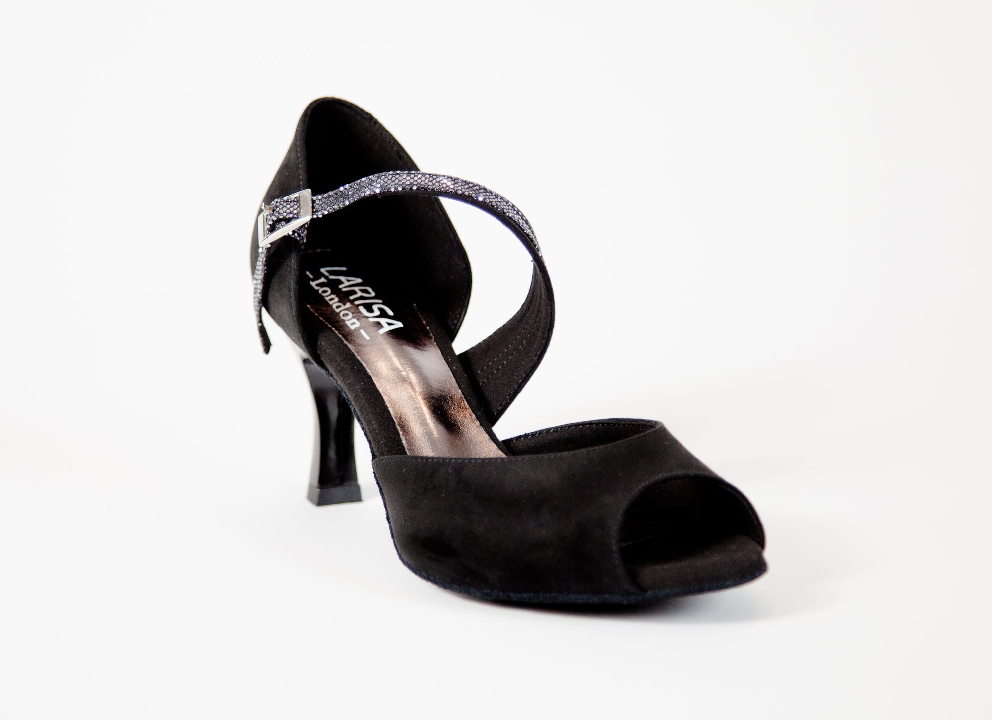 Lola Camoscio Nero 100mm (603)