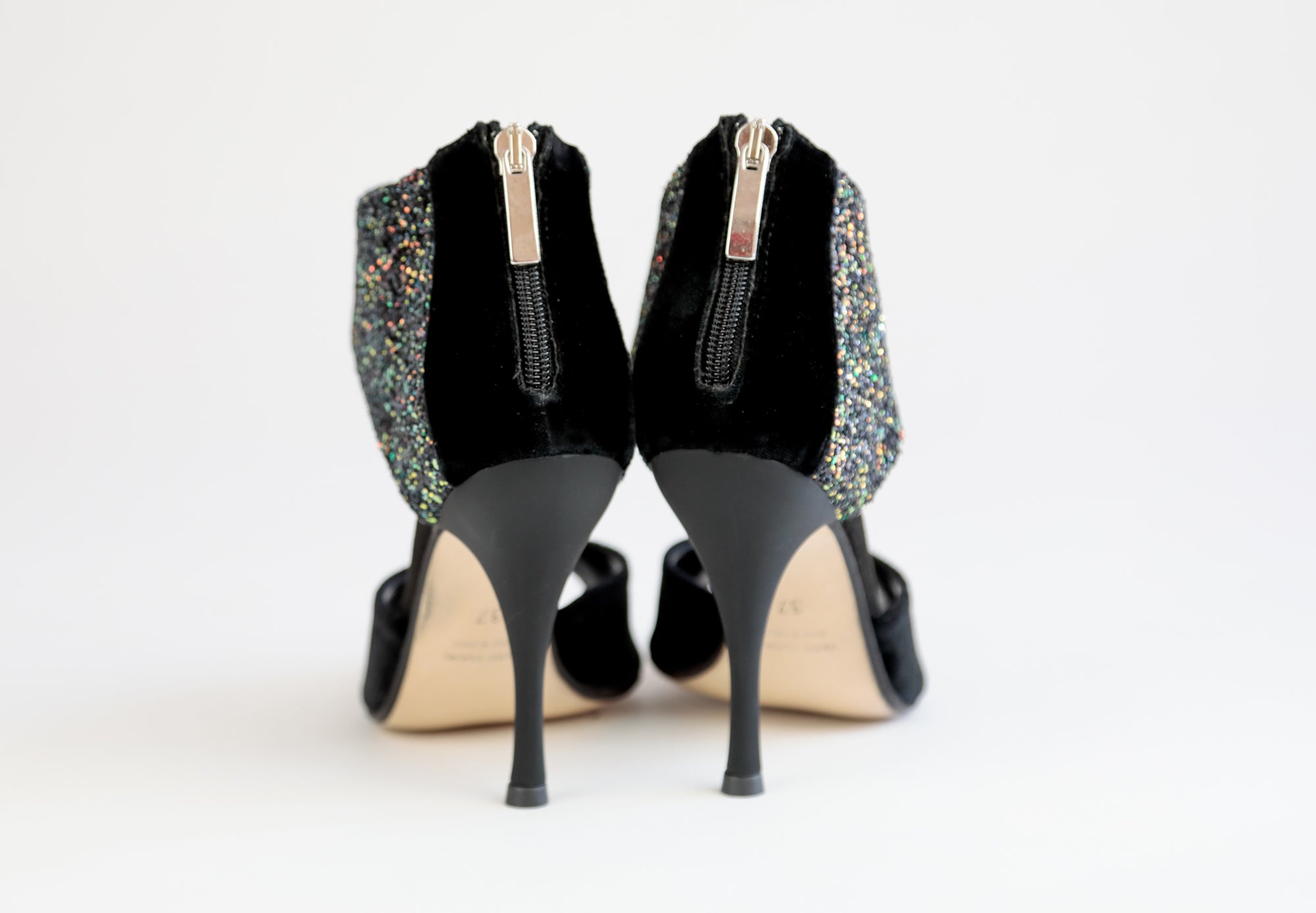 Wanda Velvet Nero Crystal Platform 115mm (785)