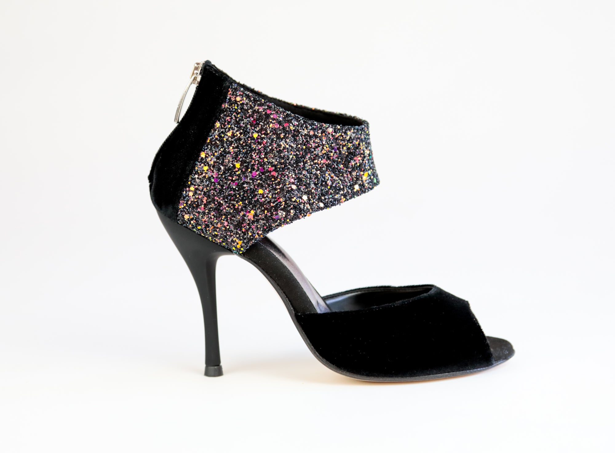 Wanda Velvet nero Crystal 100mm (785)